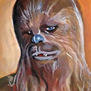 thumbnail of Chewbacca - Feelin' Coy painting