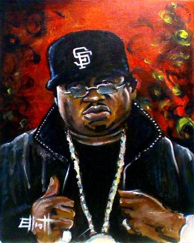 full view of E-40 painting