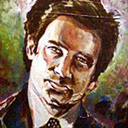 thumbnail of Fox Mulder painting
