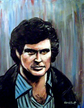 full view of Michael Knight painting