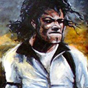 thumbnail of Michael Jackson - Moonwalker painting