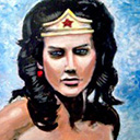 thumbnail of Wonder Woman painting