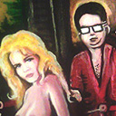 thumbnail of Jane Fonda - in North Korea? painting