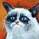 thumbnail of Grumpy Cat painting