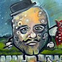 thumbnail of The Washington Potato - Wanna Get Baked? painting